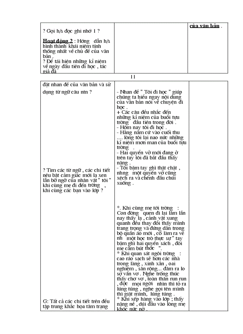 image for page Giáo án ngữ văn8 3 cột chuẩn KTKN