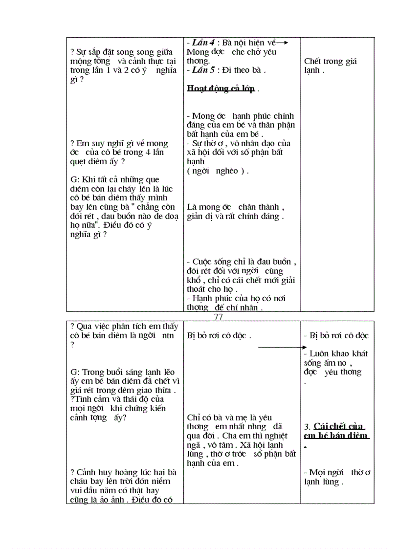 image for page Giáo án ngữ văn8 3 cột chuẩn KTKN