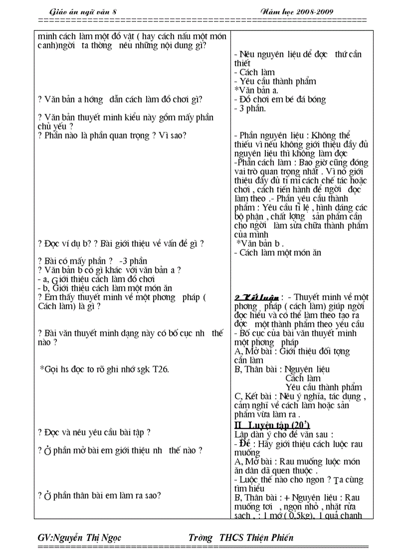 image for page Giao an Nv8 Tuan 20 mau moi nhat