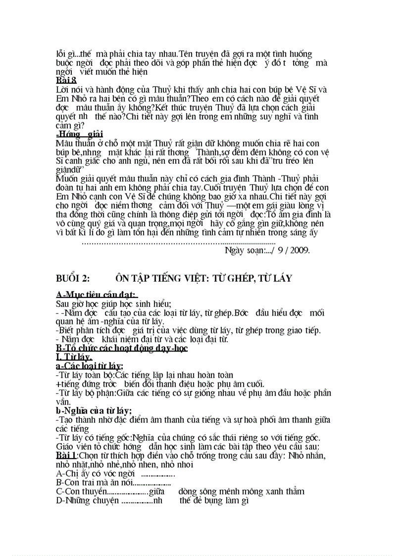 image for page Giáo án ôn tập nv7