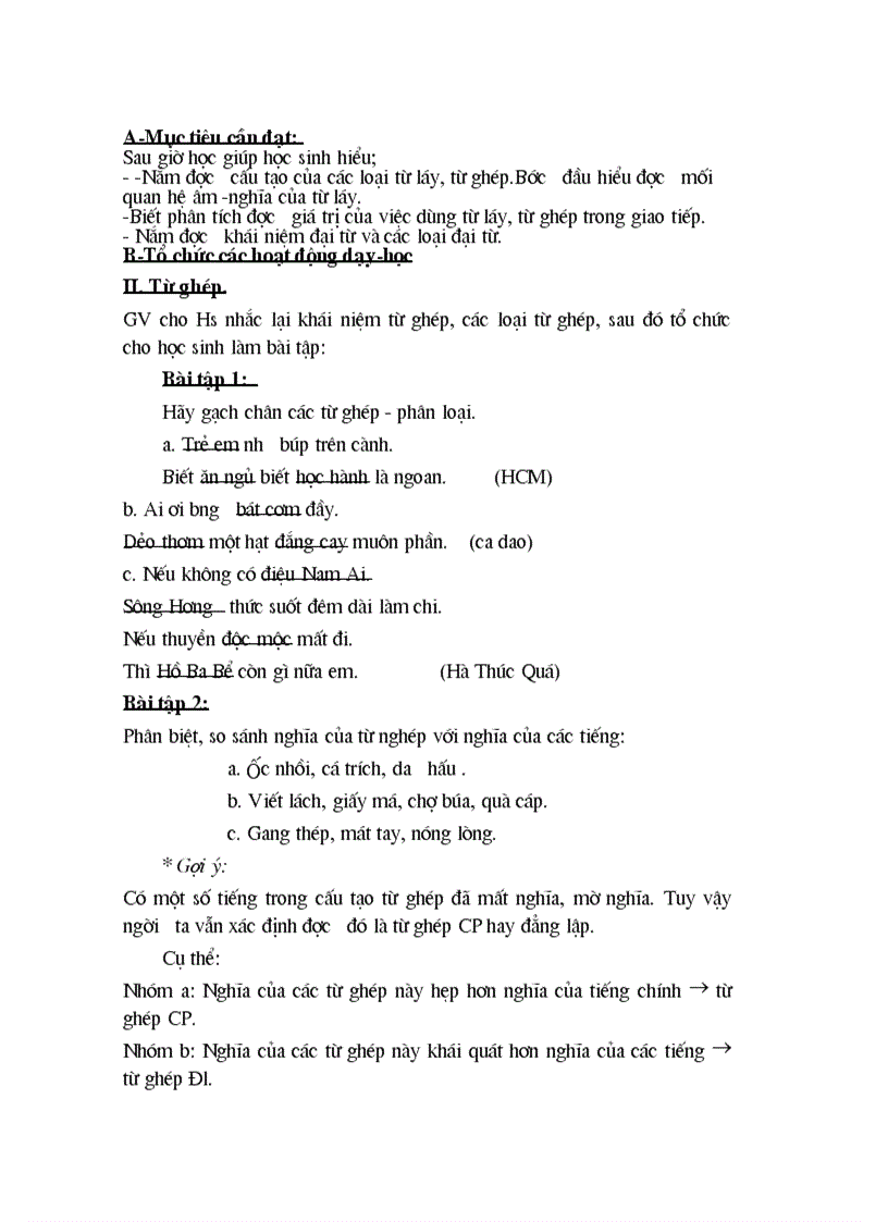 image for page Giáo án ôn tập nv7