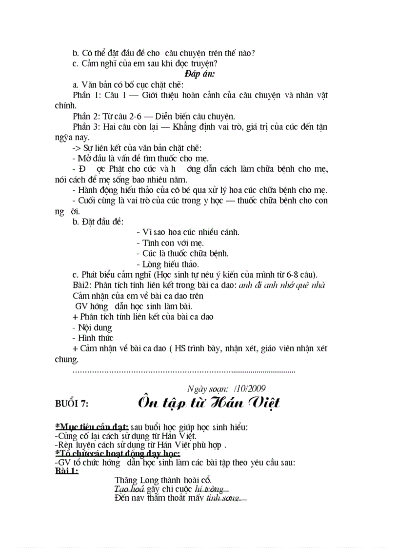 image for page Giáo án ôn tập nv7