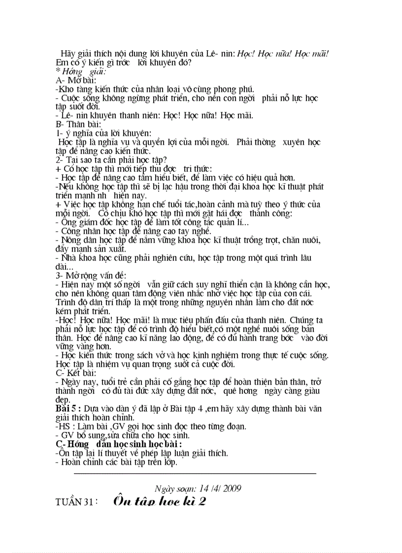 image for page Giáo án ôn tập nv7