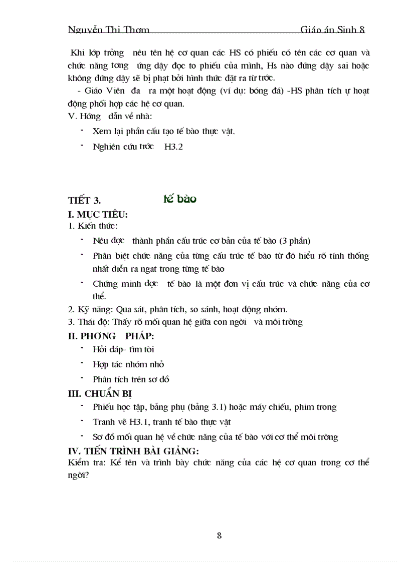 image for page Giáo án sinh HK1