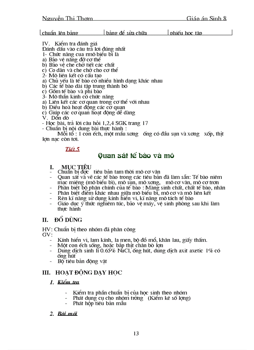 image for page Giáo án sinh HK1