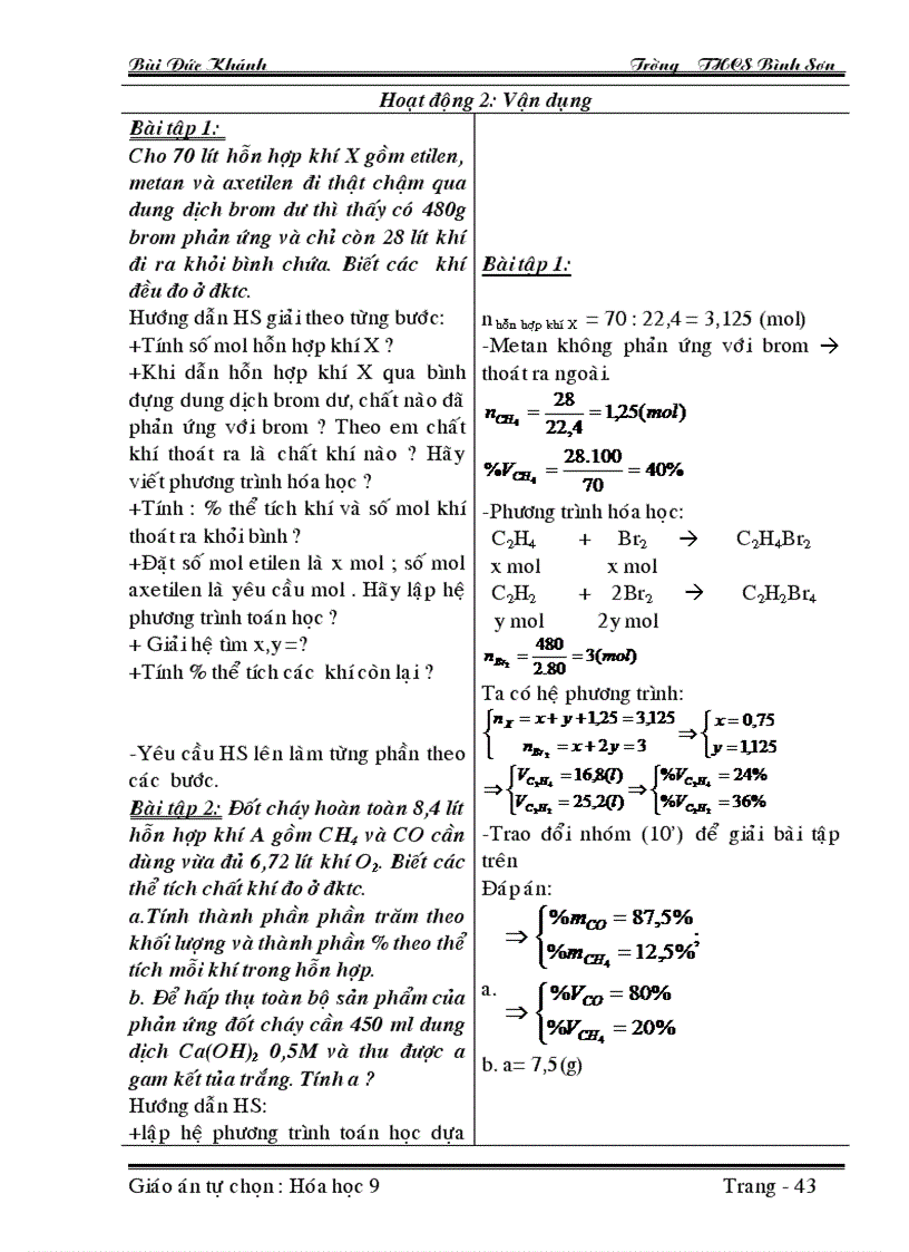 image for page Giao an tu chon Hoa 9