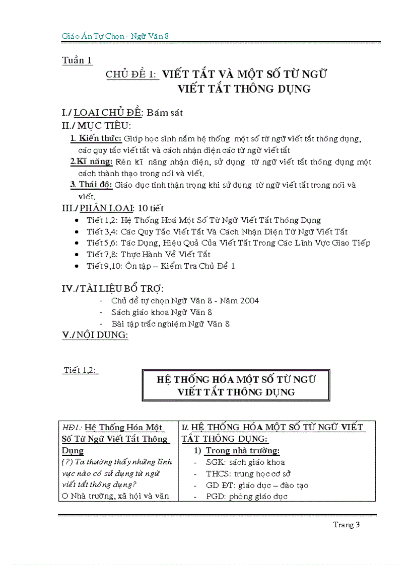 image for page Giáo án tự chọn môn ngữ văn cho năm học 2009 2010