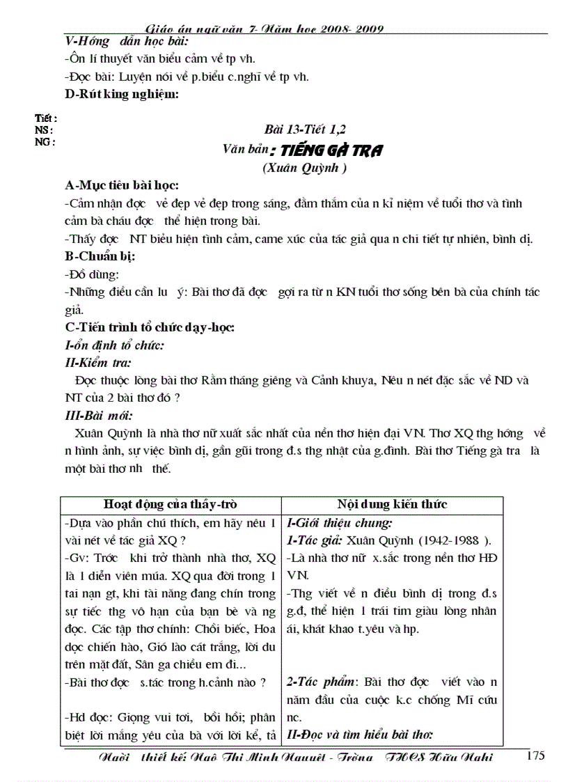 image for page Giao an van 7 08 09