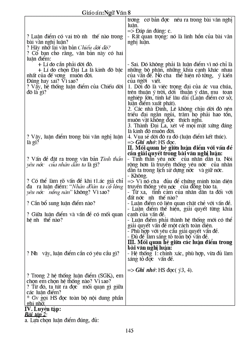 image for page Giao an Van 8 Chuan KT