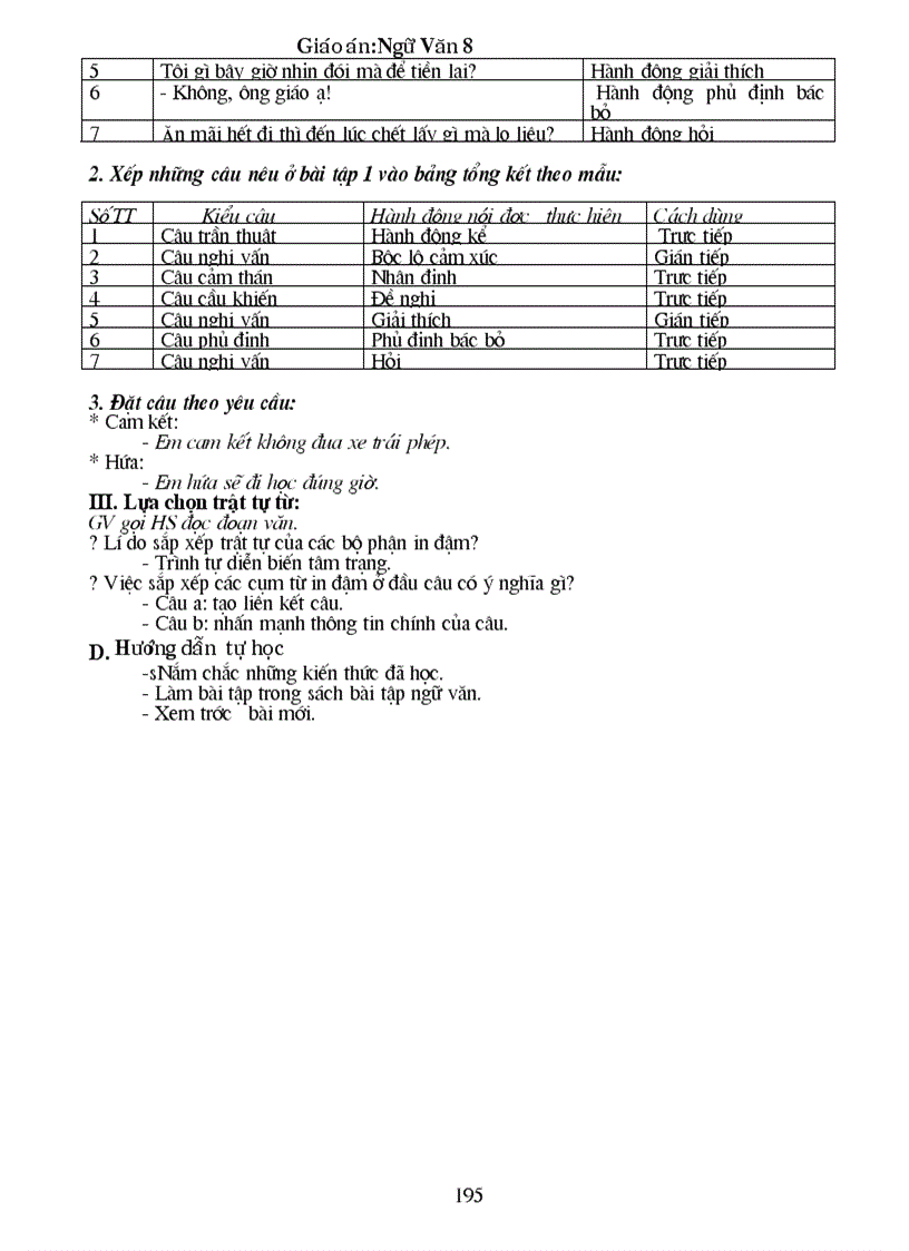 image for page Giao an Van 8 Chuan KT