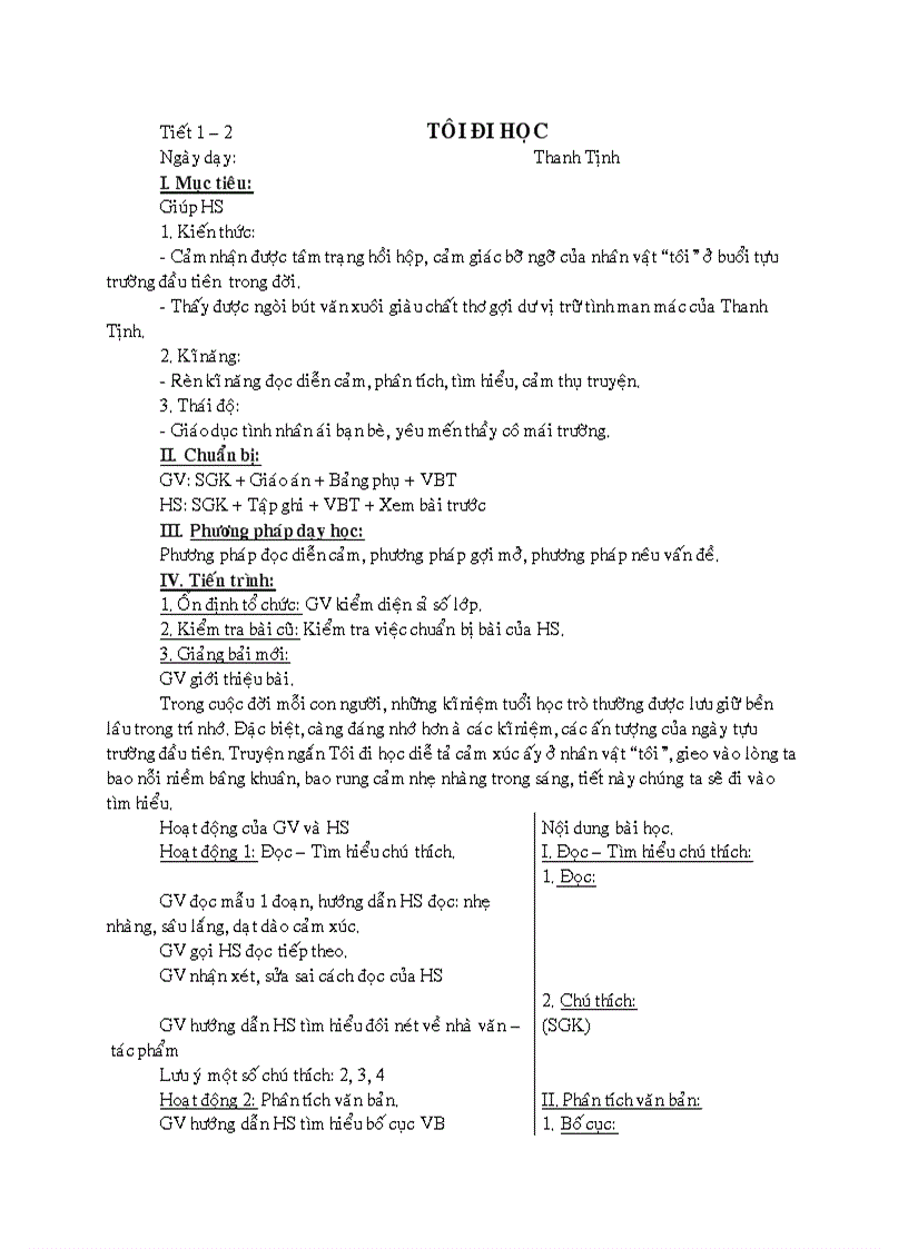 image for page Giáo án Văn 8 Dành cho GV giỏi