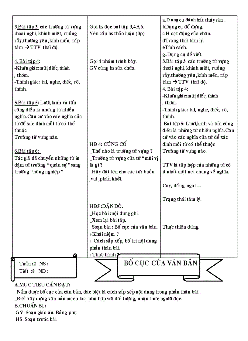 image for page Giáo án Văn 8 HKI