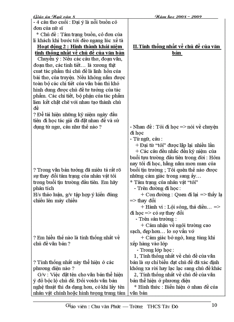 image for page Giao an Van 8 T1