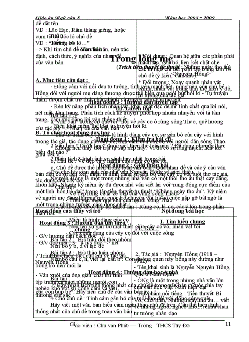 image for page Giao an Van 8 T1