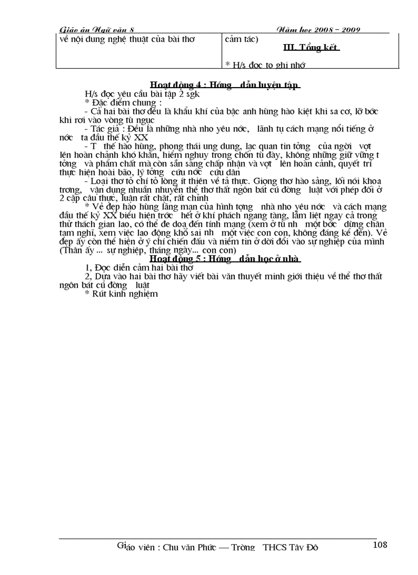 image for page Giao an Van 8 T1