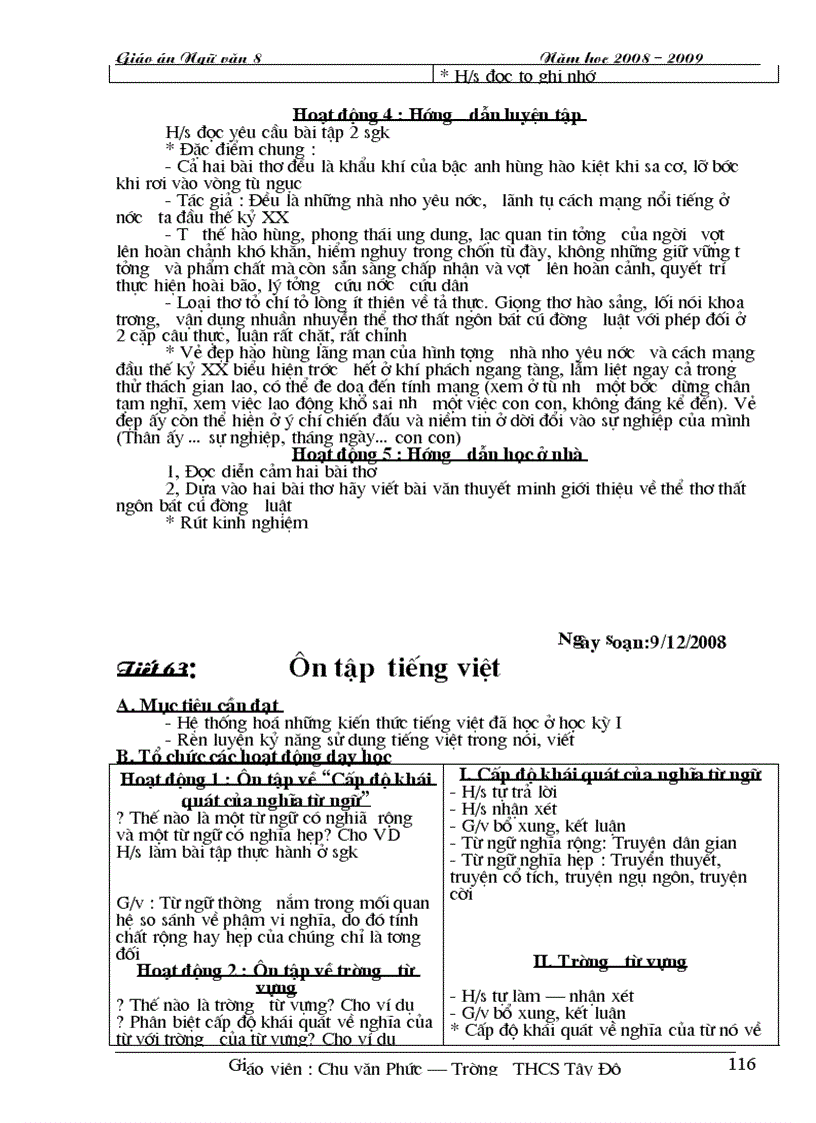 image for page Giao an Van 8 T1