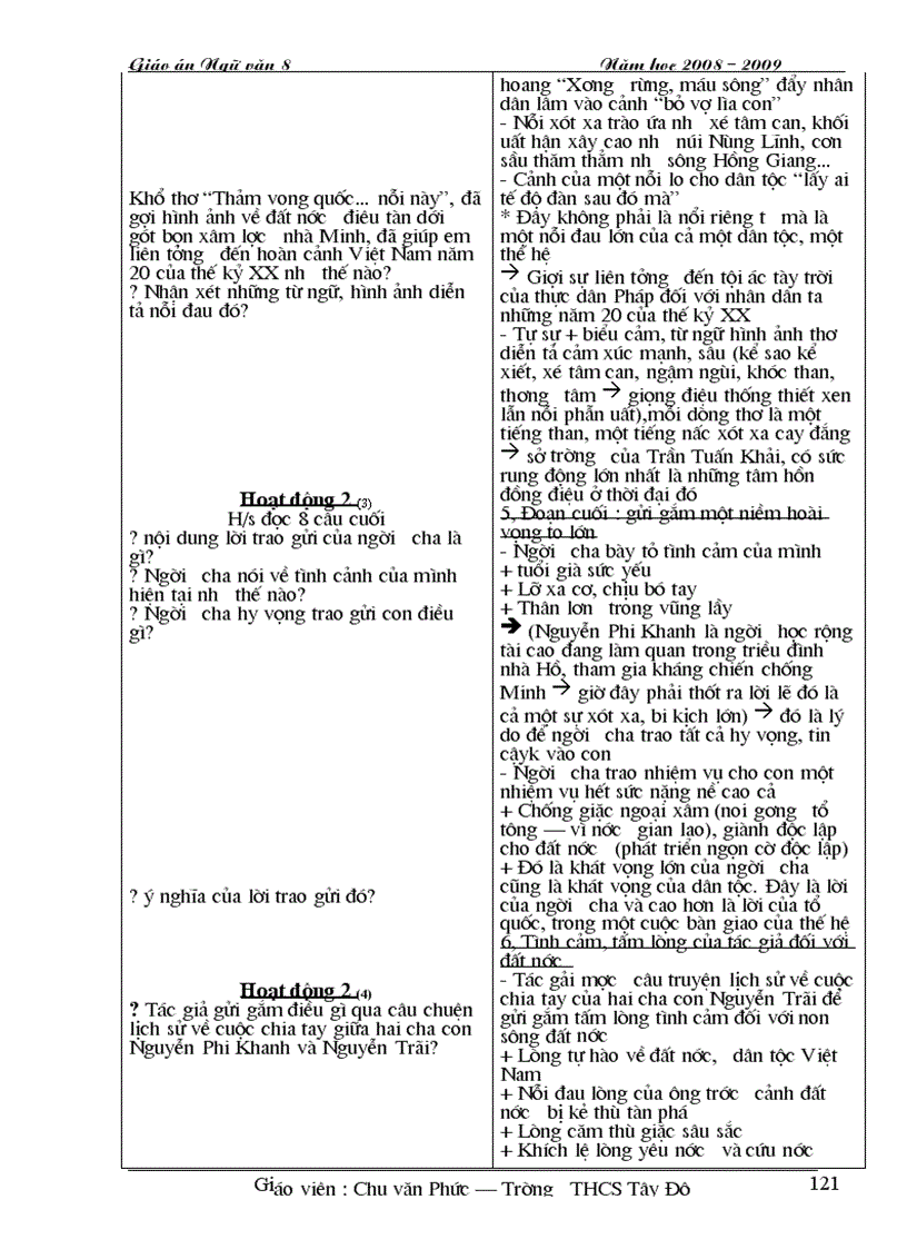 image for page Giao an Van 8 T1