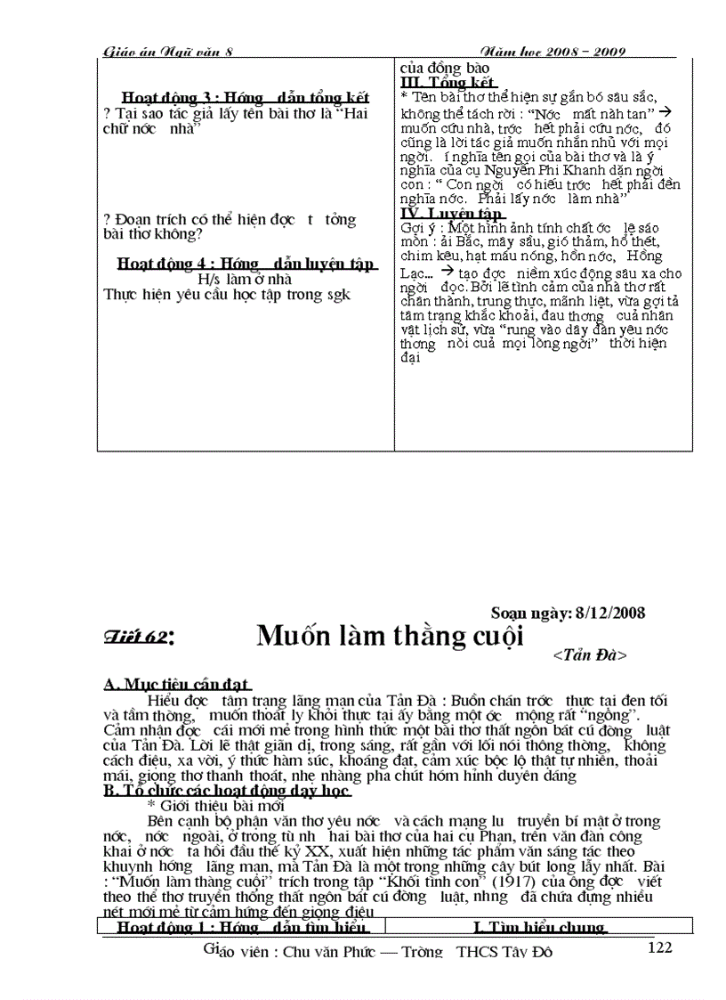 image for page Giao an Van 8 T1