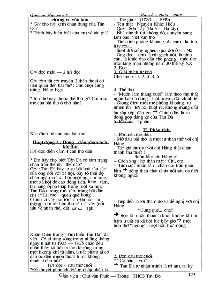 image for page Giao an Van 8 T1