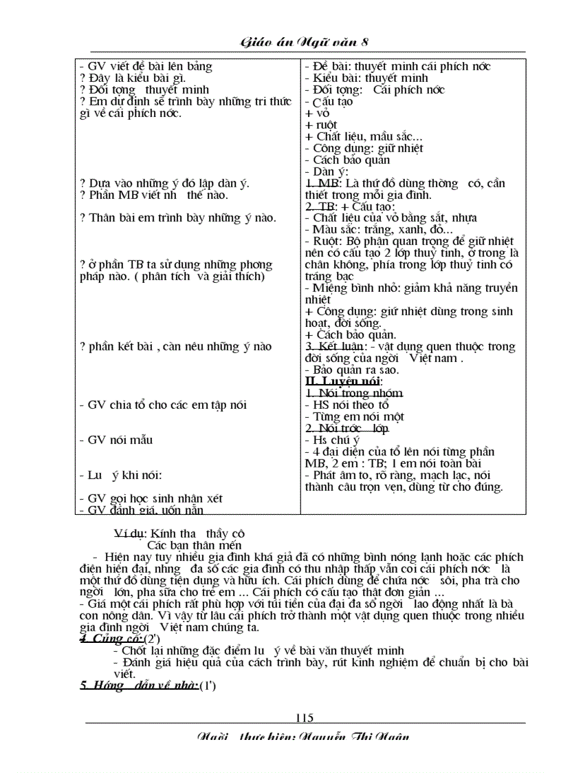 image for page Giáo an văn 8 Tuần 13 19