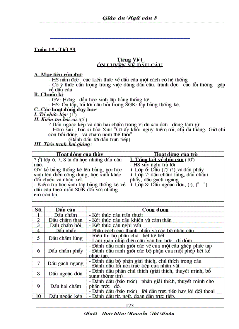 image for page Giáo an văn 8 Tuần 13 19