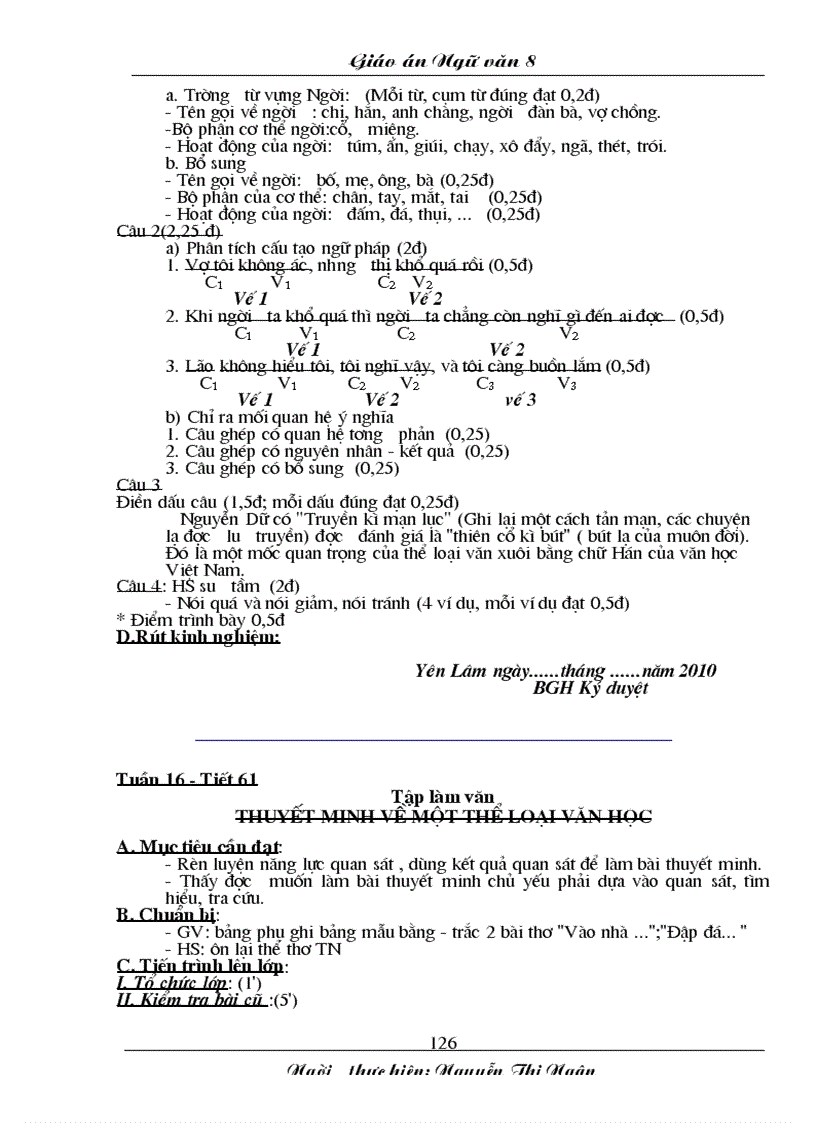 image for page Giáo an văn 8 Tuần 13 19