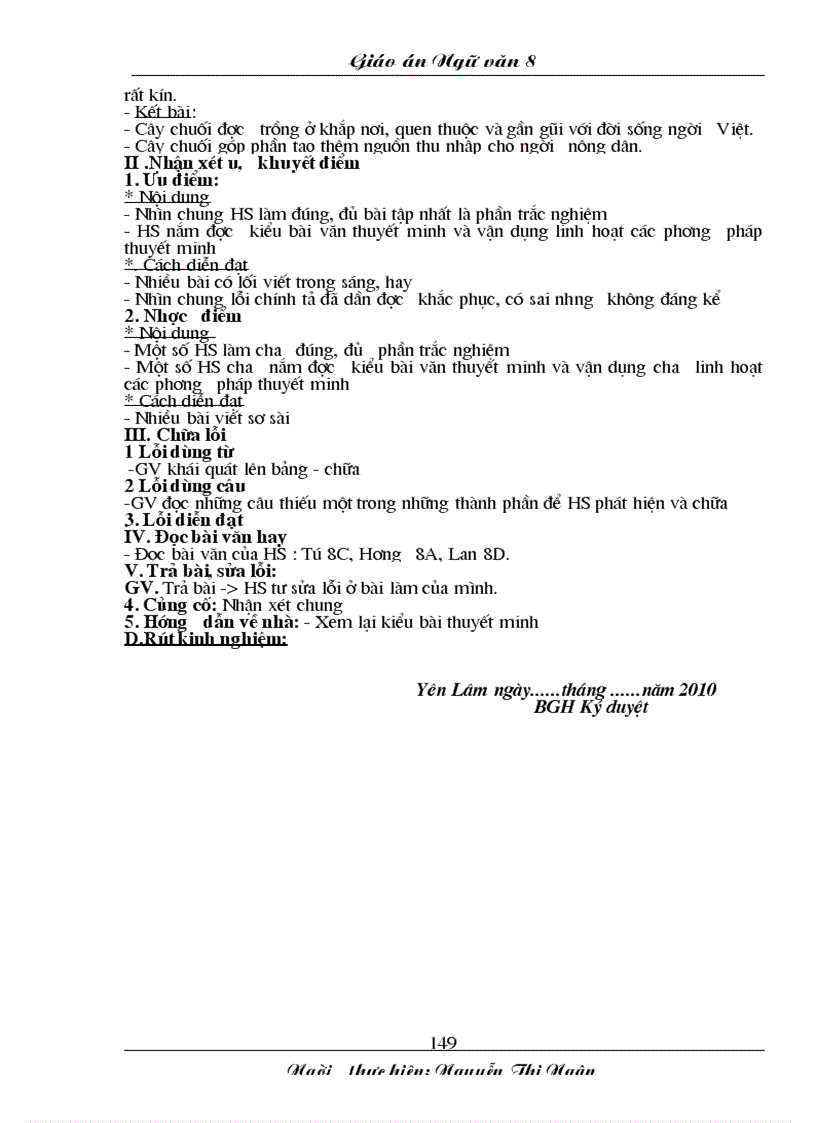 image for page Giáo an văn 8 Tuần 13 19