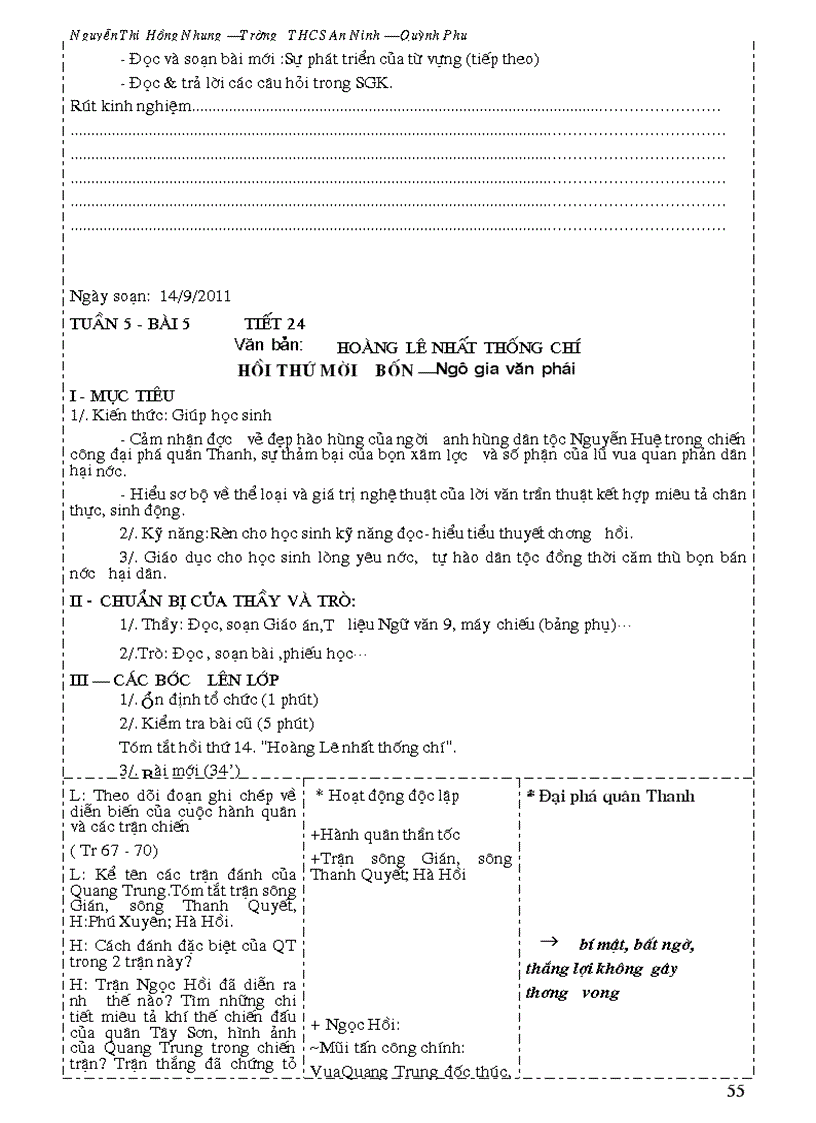 image for page Giao an Van 9 chi tiet