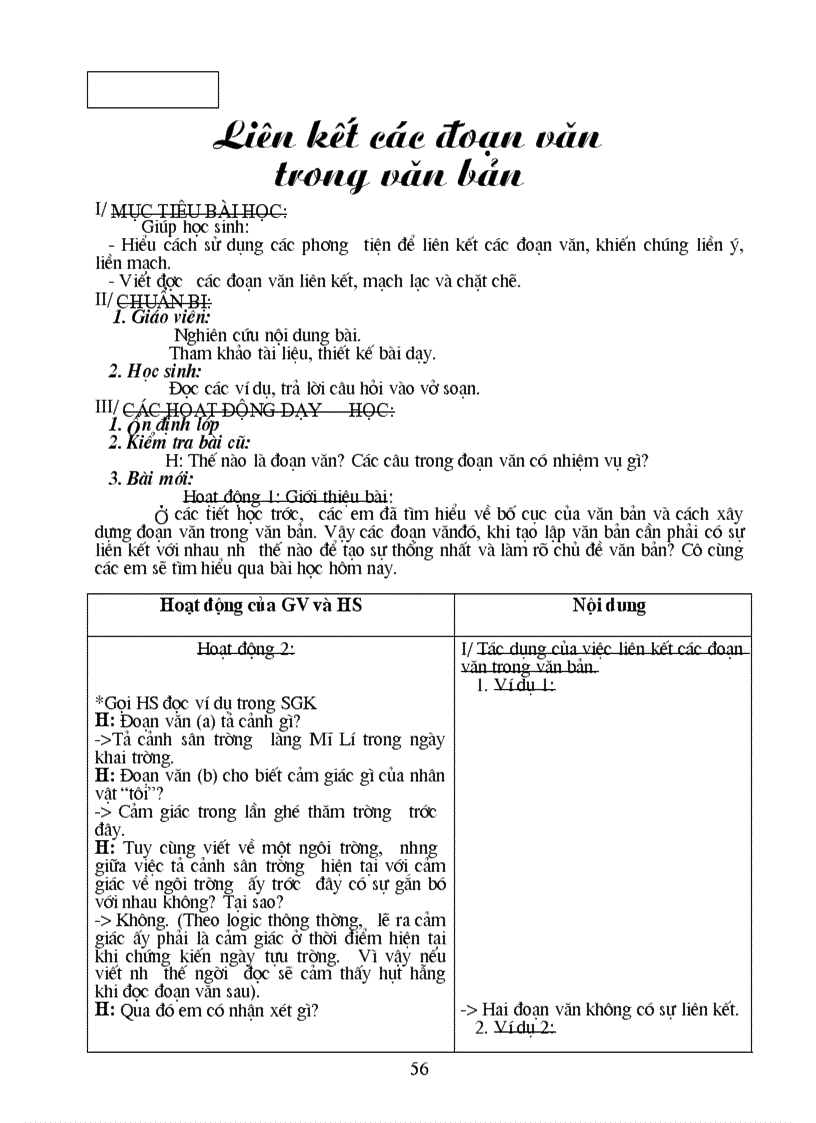 image for page Giao án văn lớp 8 được soan rất công phu và đầy đủ