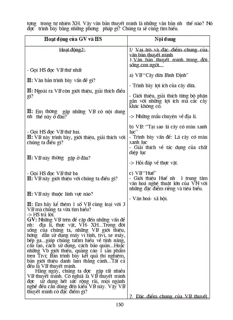 image for page Giao án văn lớp 8 được soan rất công phu và đầy đủ