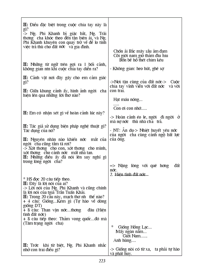 image for page Giao án văn lớp 8 được soan rất công phu và đầy đủ