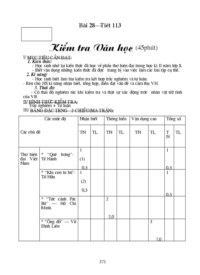 image for page Giao án văn lớp 8 được soan rất công phu và đầy đủ
