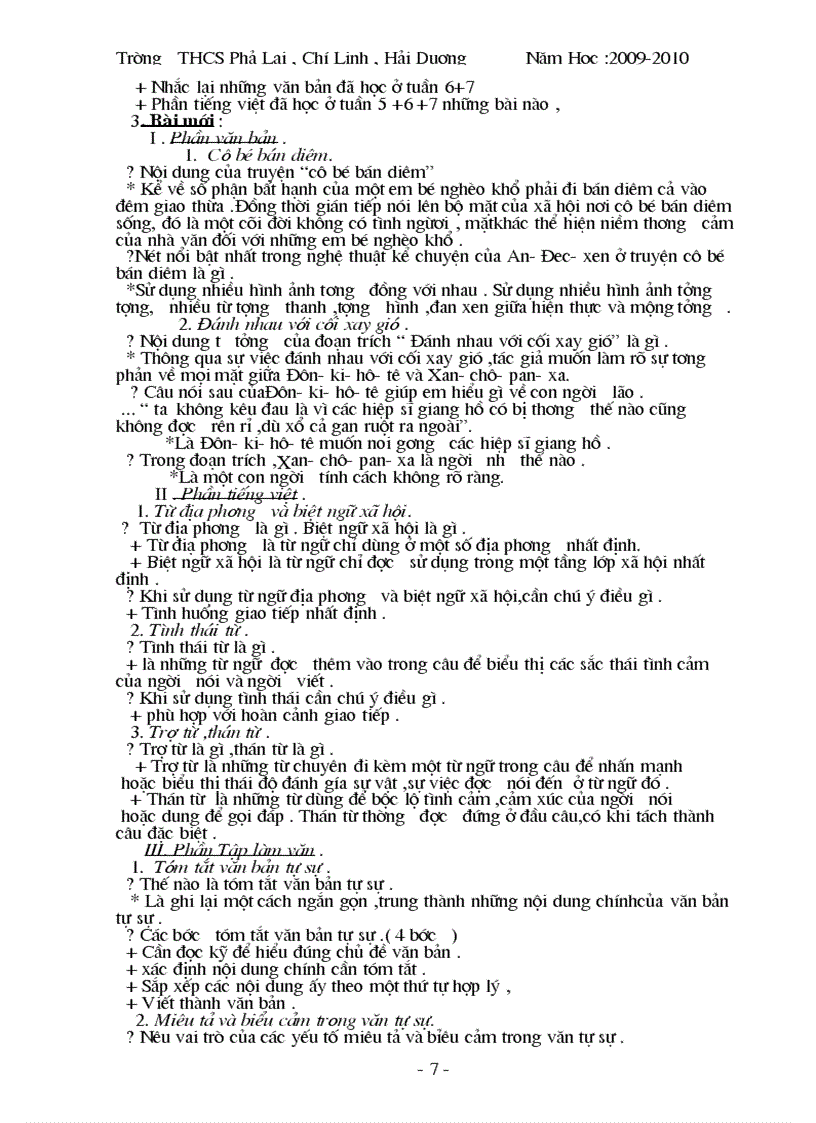 image for page Giáo án dạy thêm 1