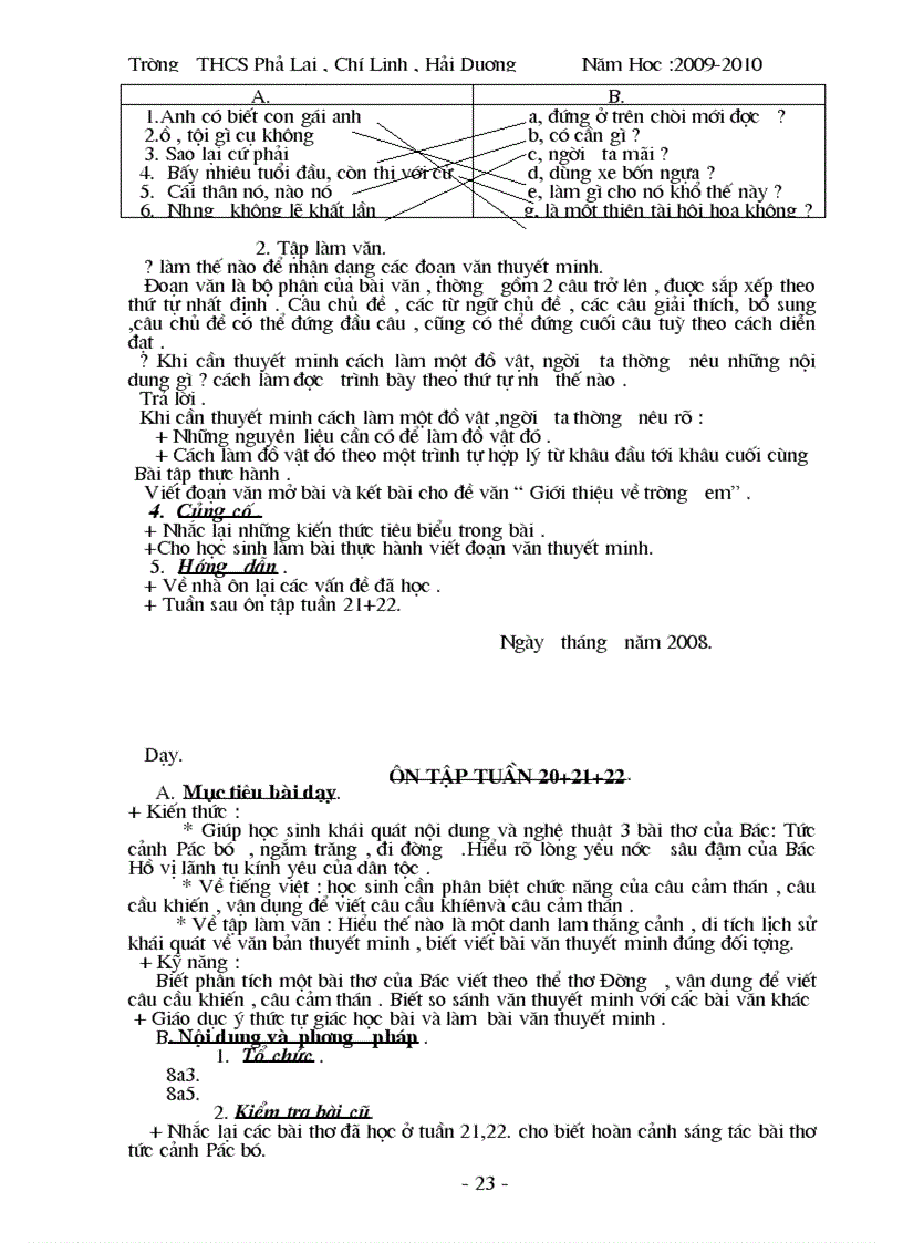 image for page Giáo án dạy thêm 1