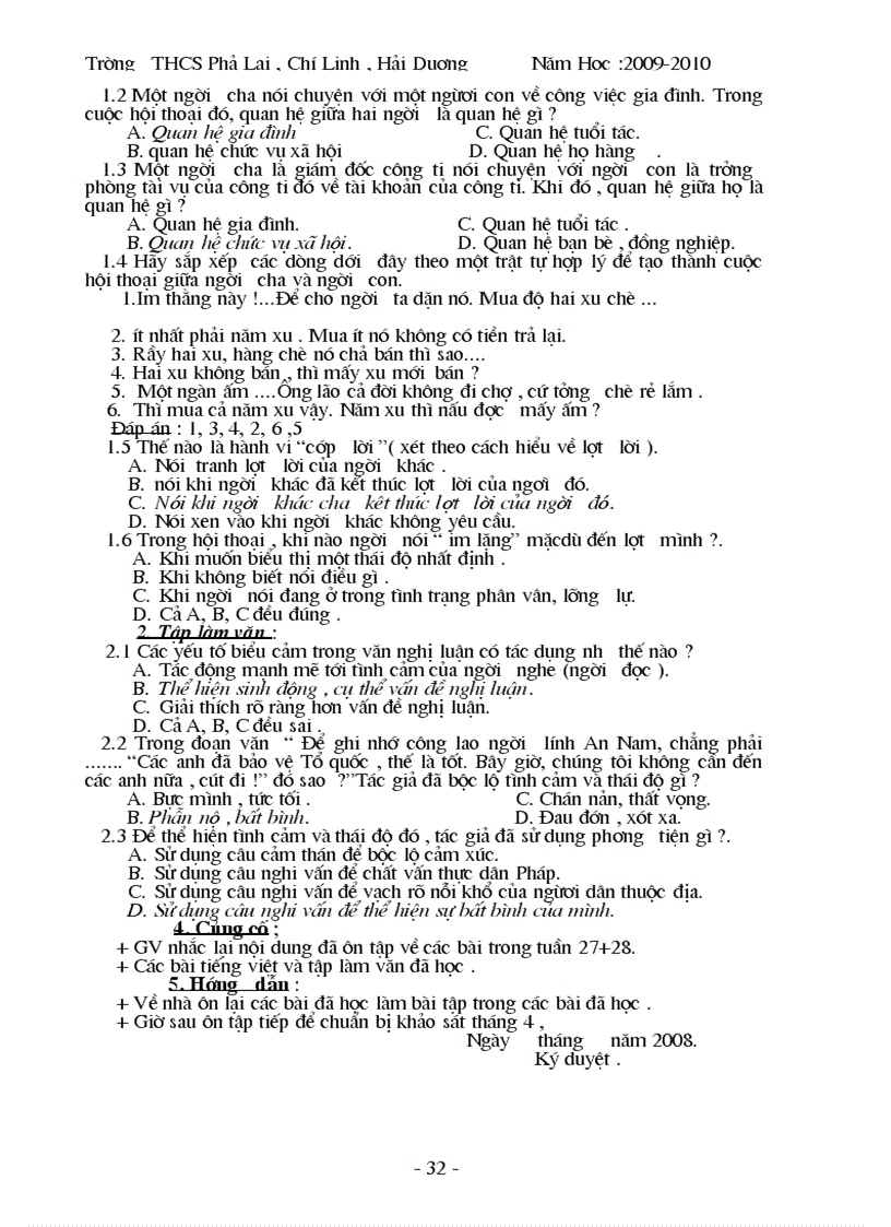 image for page Giáo án dạy thêm 1