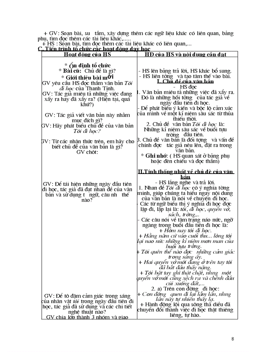 image for page Giáo án ngữ văn 8 hay 1