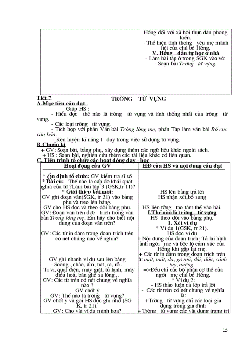 image for page Giáo án ngữ văn 8 hay 1