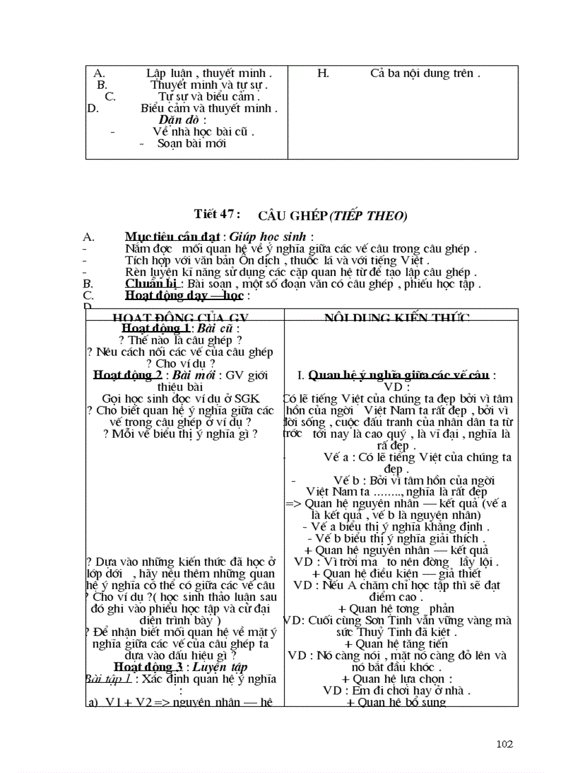 image for page Giáo án ngữ văn 8 hay 1