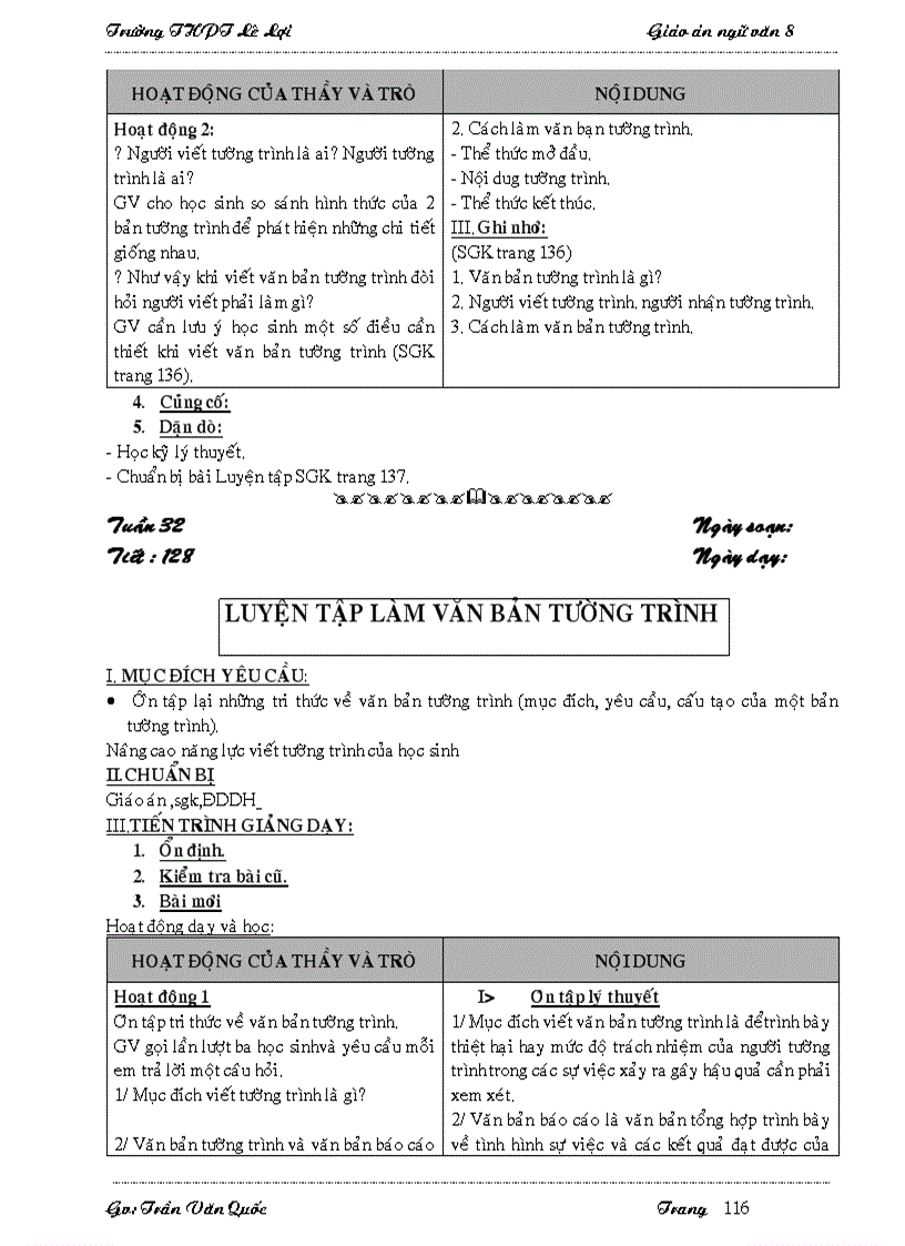 image for page Giáo án ngữ văn 8 HK II 1