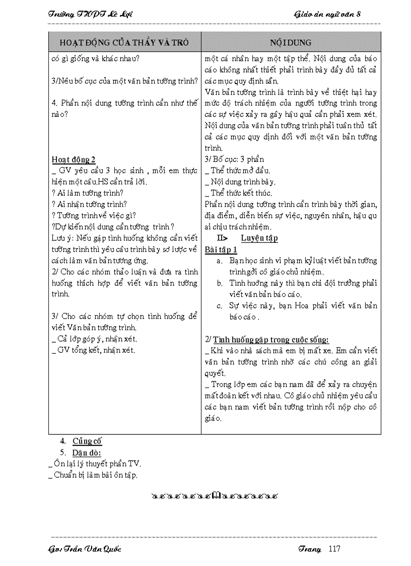 image for page Giáo án ngữ văn 8 HK II 1