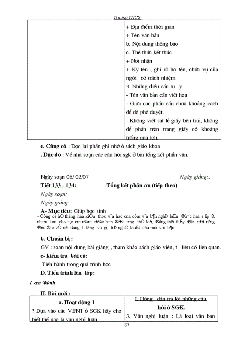 image for page Giáo án ngữ văn 8 HK2 1