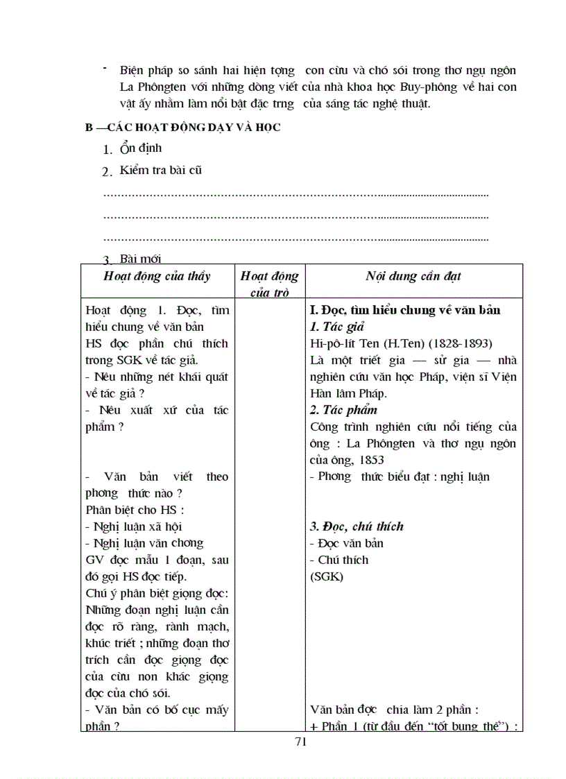 image for page Giáo án văn 8 T1 1