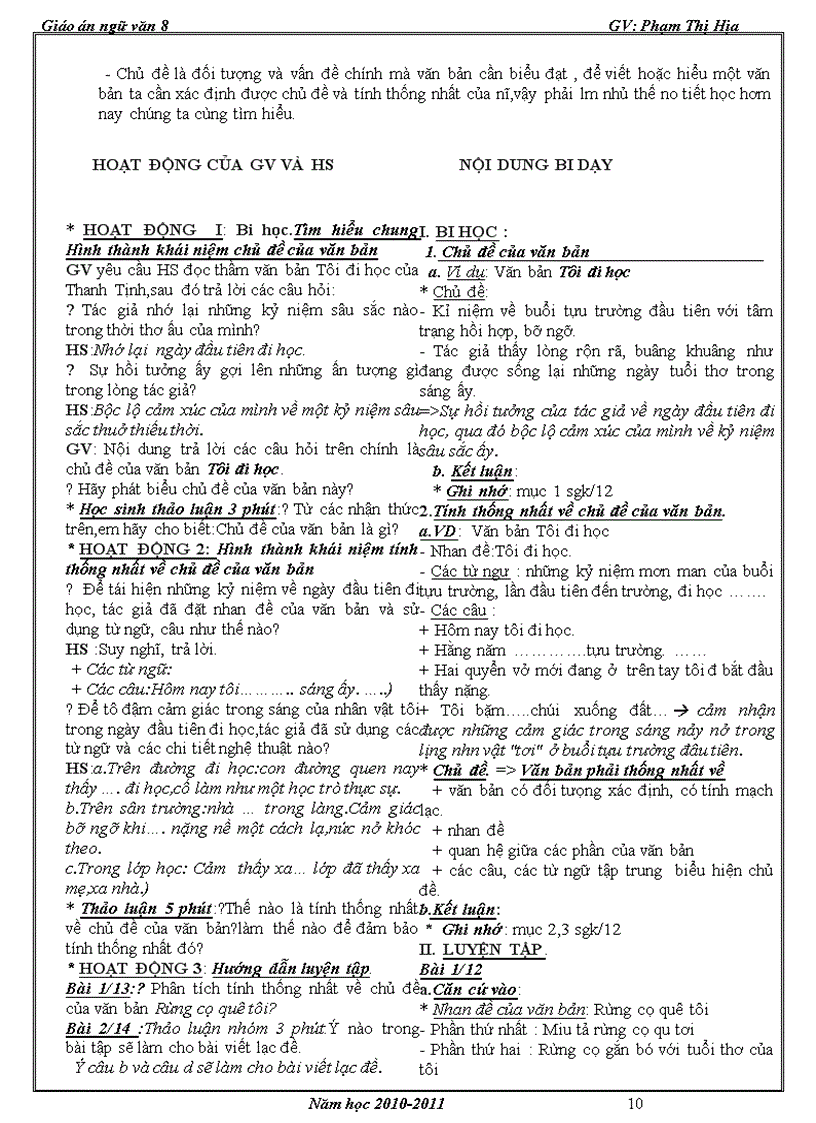 image for page Hòa GA văn 8 tuần 1 đến 7