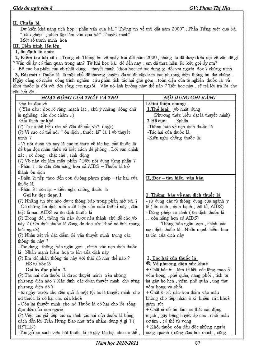 image for page Hòa GA văn 8 tuần 1 đến 7