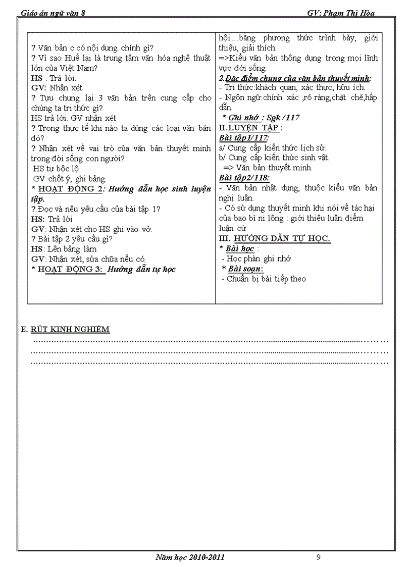 image for page HÒA GA Văn 8 tuần 11