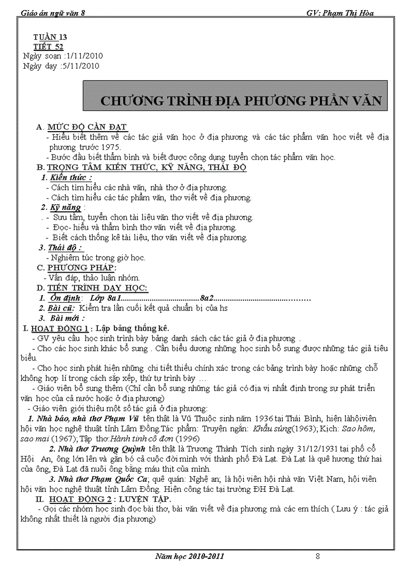 image for page HÒA GA Văn 8 tuần 13