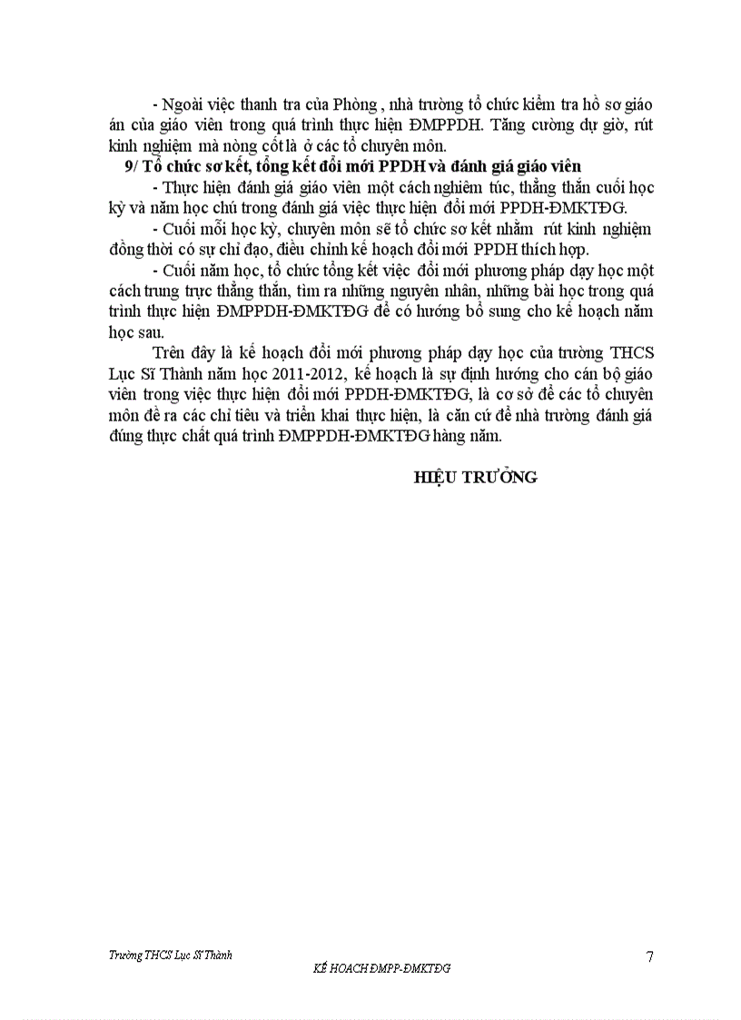 image for page Kế hoạch đổi mới PP