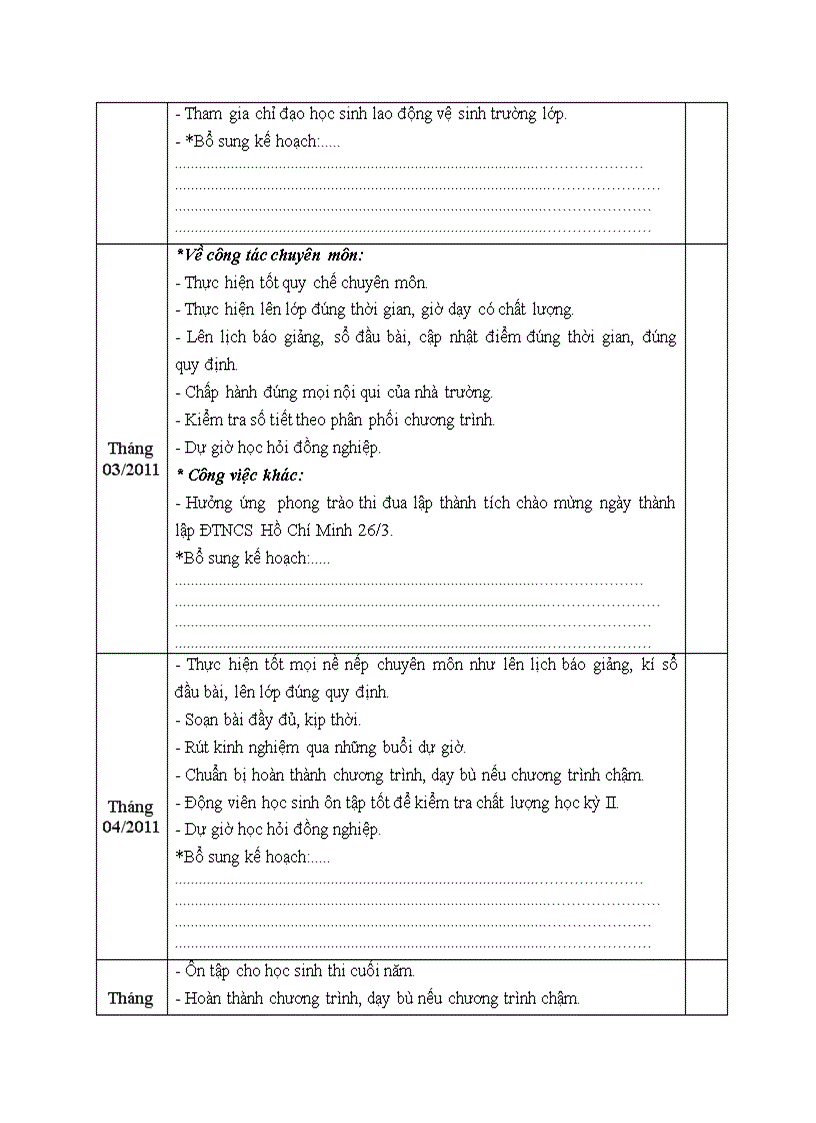 image for page Ke hoach hoat dong ca nhan chuan