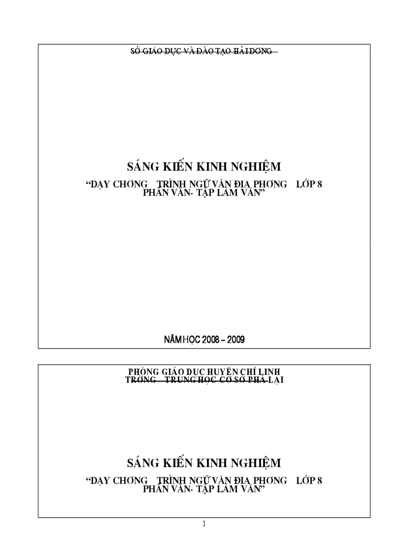 image for page Kinh nghiệm dạy văn