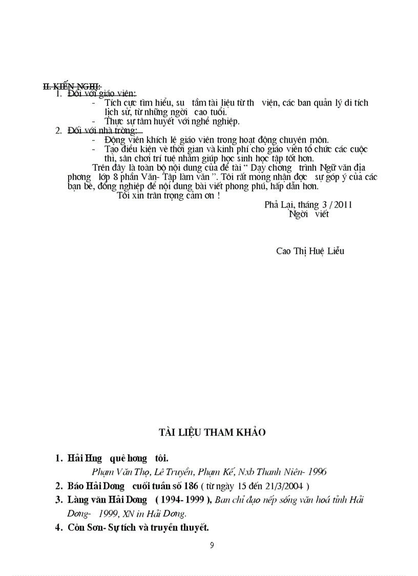 image for page Kinh nghiệm dạy văn